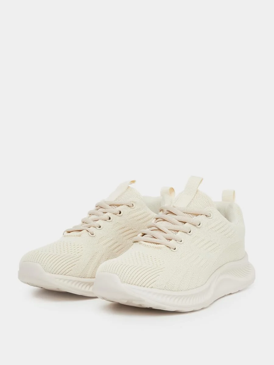 کفش کتانی زنانه استایلی بافتنی بند دار