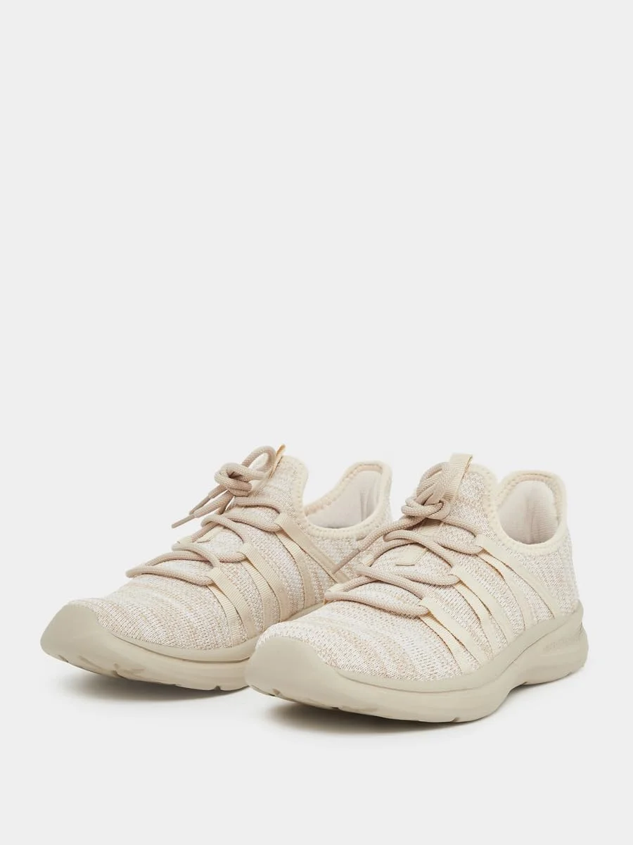 کفش ورزشی زنانه استایلی با طرح ملانژ و بند دار کفش ورزشی زنانه استایلی با طرح ملانژ و بند دار