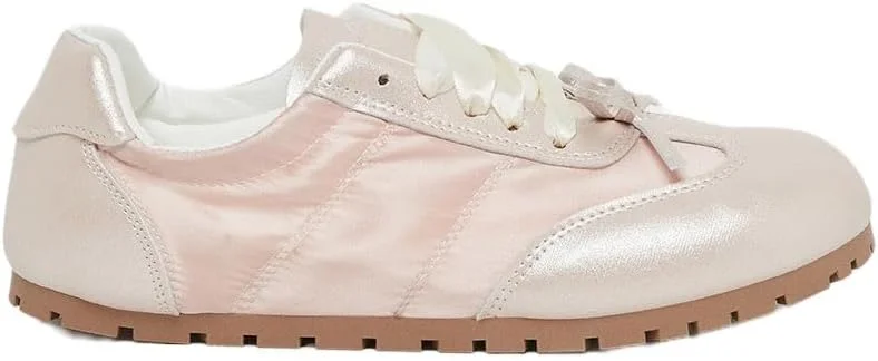 کفش ورزشی زنانه استایلی با جزئیات پاپیونی و بند دار