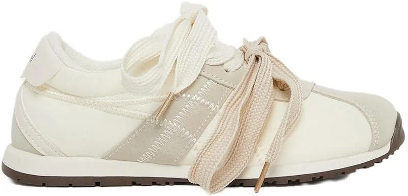 کفش ورزشی زنانه استایلی طرح رنگی بند دار