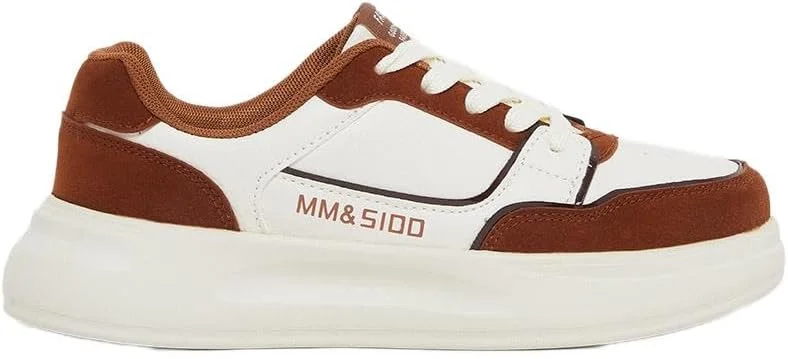 کفش ورزشی زنانه استایلی پلتفرم بند دار با طرح رنگی