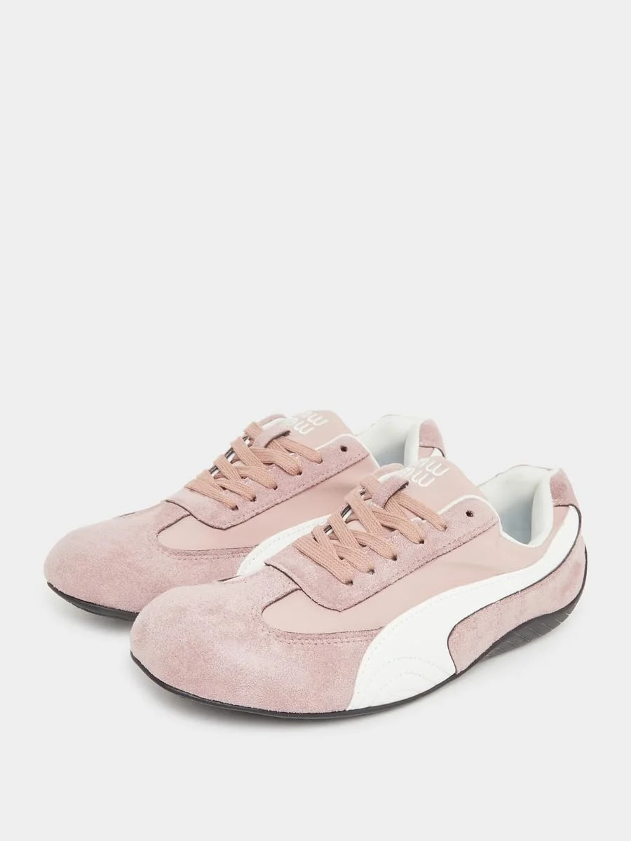 کفش کتانی زنانه استایلی طرح رنگی بند دار