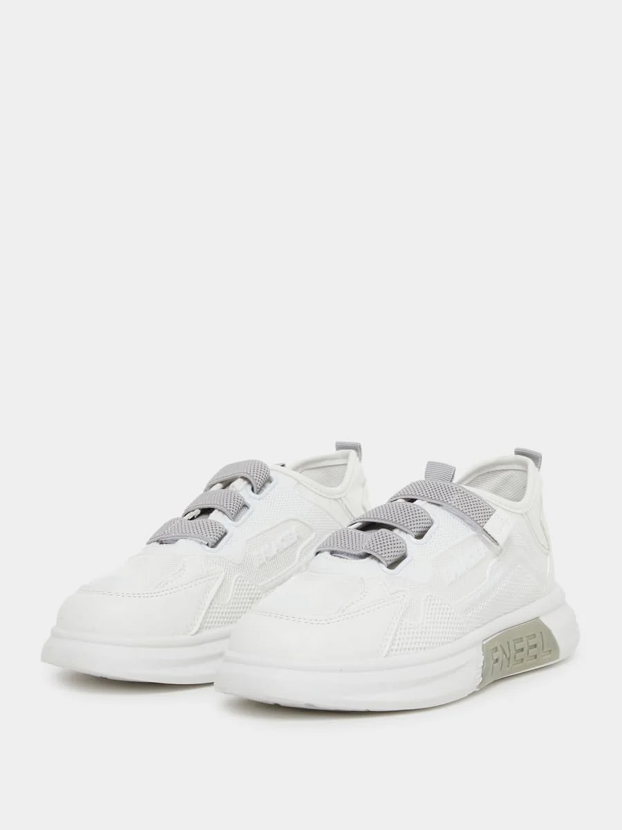 کفش کتانی زنانه استایلی با بستن قلاب و حلقه متضاد