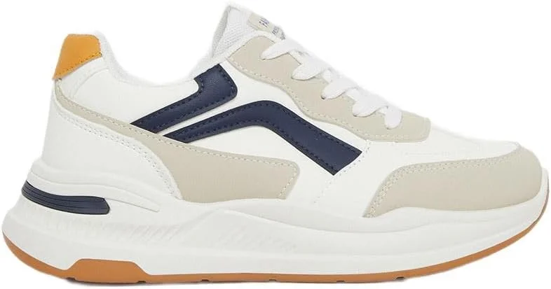 کفش ورزشی زنانه استایلی طرح رنگی و بند دار