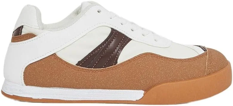 کفش کتانی زنانه استایلی طرح رنگی و بند دار