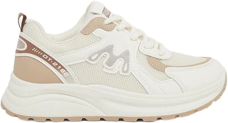 کفش ورزشی زنانه استایلی با زیره ضخیم و بند دار