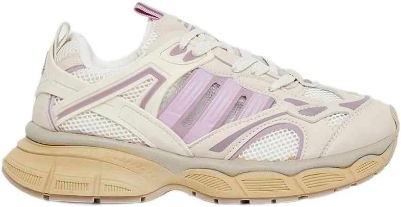 کفش کتانی زنانه استایلی با زیره ضخیم و بند دار