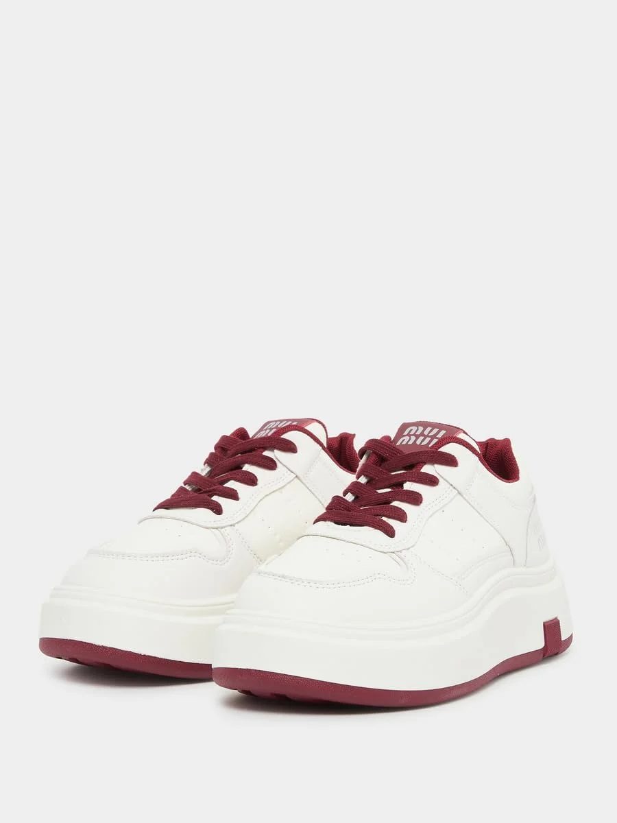 کفش ورزشی زنانه استایلی با زیره ضخیم و بند دار