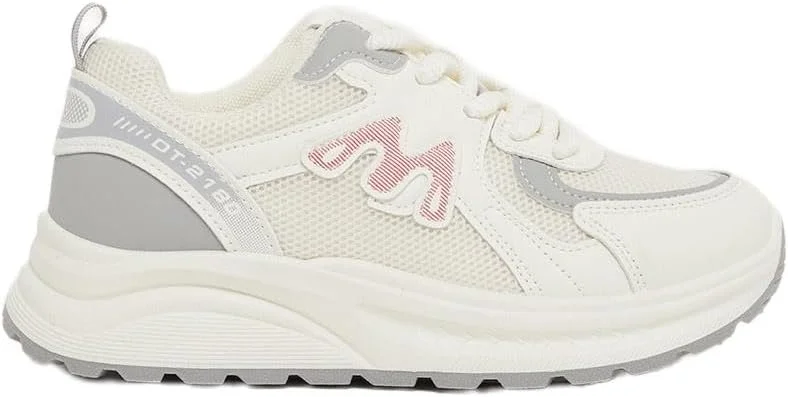 کفش ورزشی زنانه استایلی با زیره ضخیم و بند دار