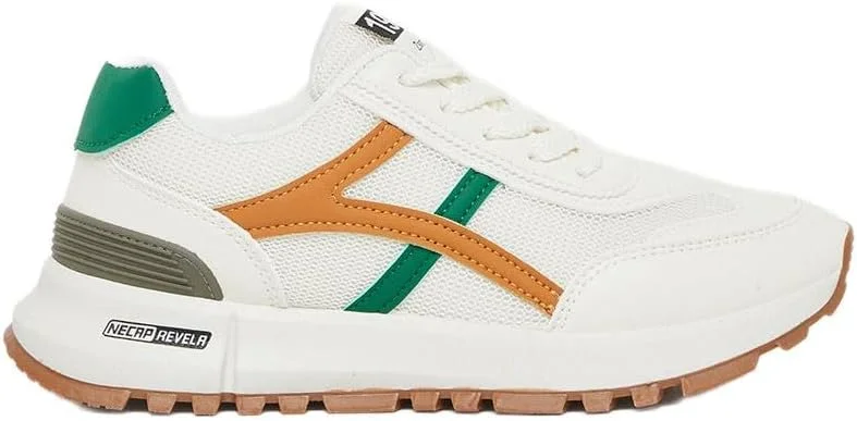 کفش کتانی زنانه استایلی با زیره ضخیم و بند دار