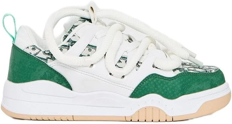 کفش کتانی پلتفرم زنانه استایلی با طرح توری ضخیم