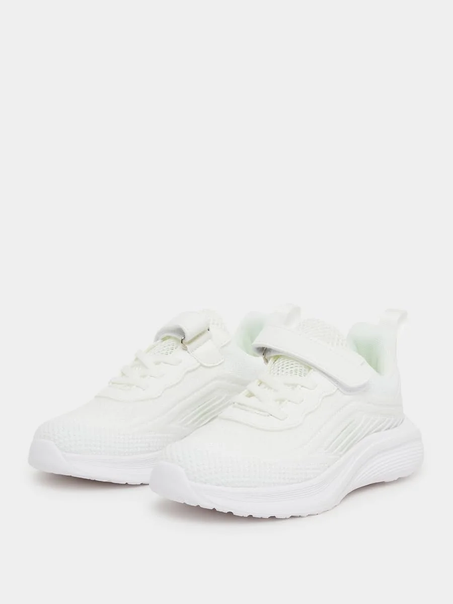 کفش کتانی بافتنی استایلی با بافت یکدست و چسبی، مناسب آقایان و بانوان