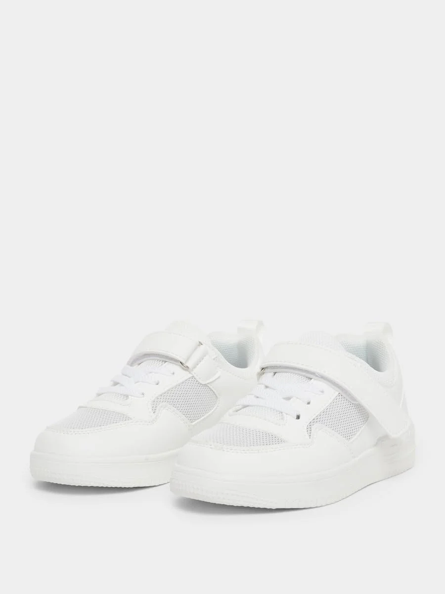 کفش کتانی بافت دار استایلی унисекс با بست قلاب و حلقه