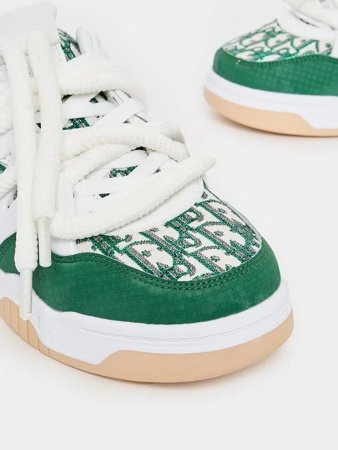 کفش کتانی پلتفرم زنانه استایلی با طرح توری ضخیم