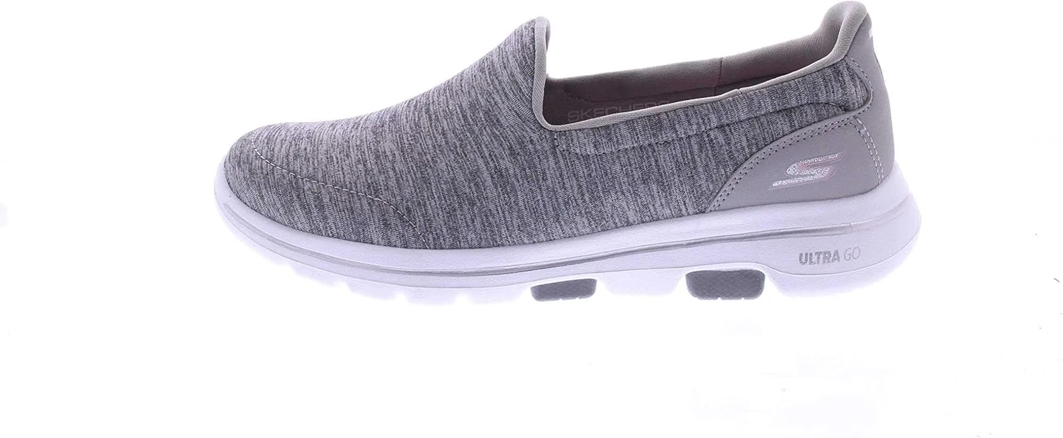 کفش کتانی دخترانه اسکیچرز مدل Go Walk 4-Kindle، طوسی