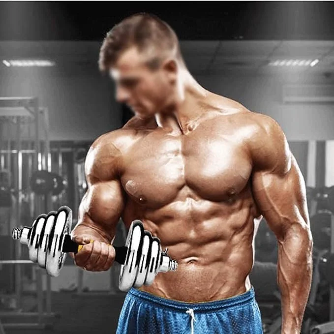 وزنه دمبل بدنسازی قابل تنظیم - ست دمبل چند منظوره باشگاه با میله اتصال هالتر - وزنه های تمرینی قابل تنظیم برای باشگاه خانگی