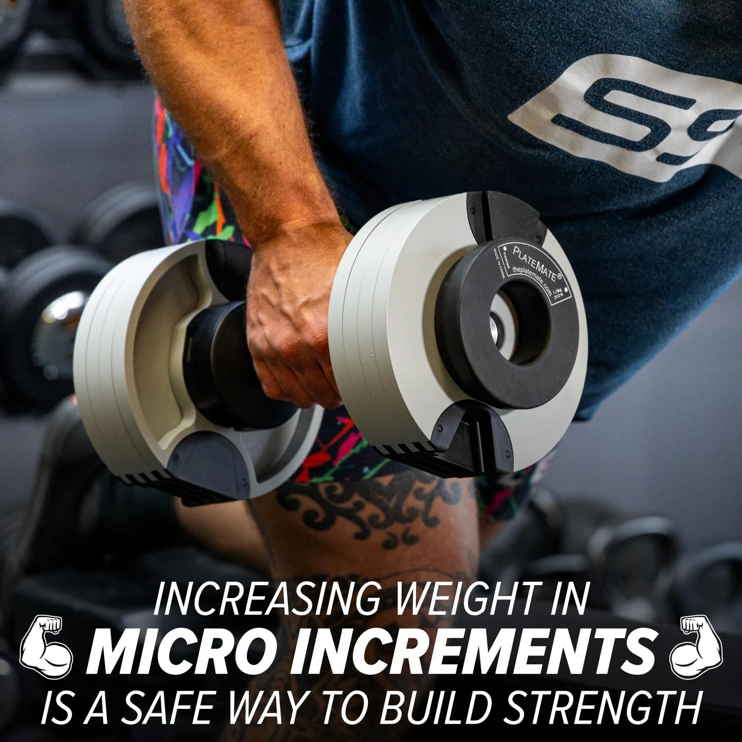 جفت وزنه های مغناطیسی دوناتی شکل Platemate Microload، وزن هر کدام ۲.۵ پوند