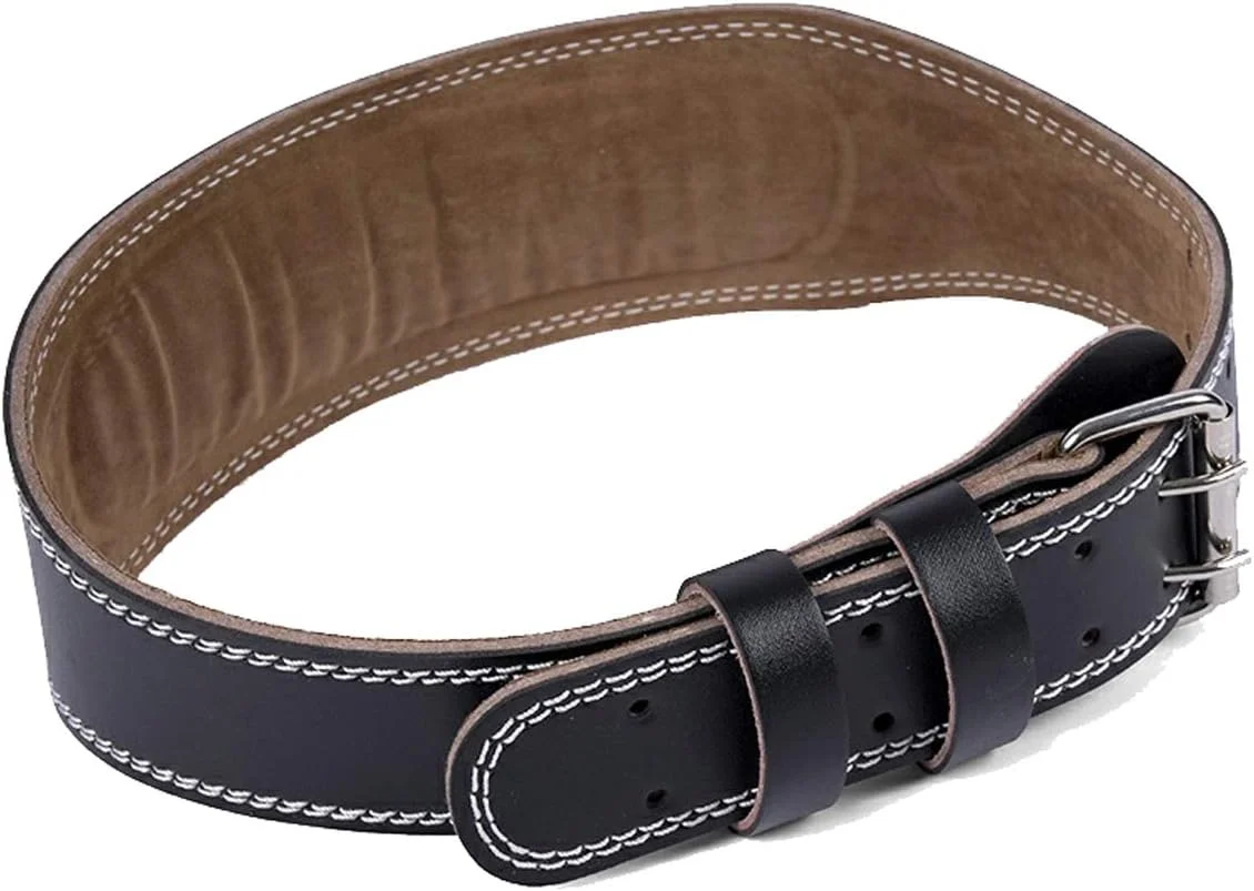 کمربند وزنه برداری Nyganmelloz، کمربند بدنسازی ضخیم و بادوام برای تمرینات سنگین با سگک قابل تنظیم، کمربند چرمی برای وزنه برداری، محافظ کمر مردانه، مناسب برای تمرینات قدرتی در باشگاه، طول 100 سانتی متر