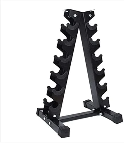 ست دمبل شش ضلعی فیتنس میراکل همراه با استند دمبل، جفت های ۶ تایی (2.5 کیلوگرم تا 15 کیلوگرم) دمبل برای تمرینات قدرتی، مناسب برای بانوان و آقایان