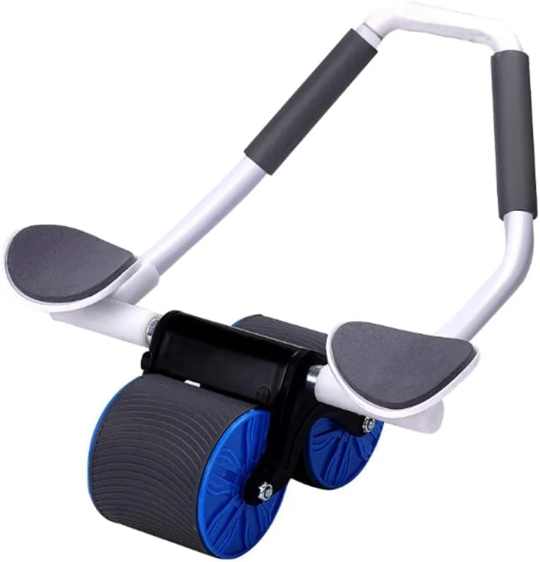 غلتک شکم حرفه ای X MAXSTRENGTH، دستگاه تمرین شکم با طراحی جمع شونده خودکار، ایده آل برای تمرینات شکمی در خانه و باشگاه