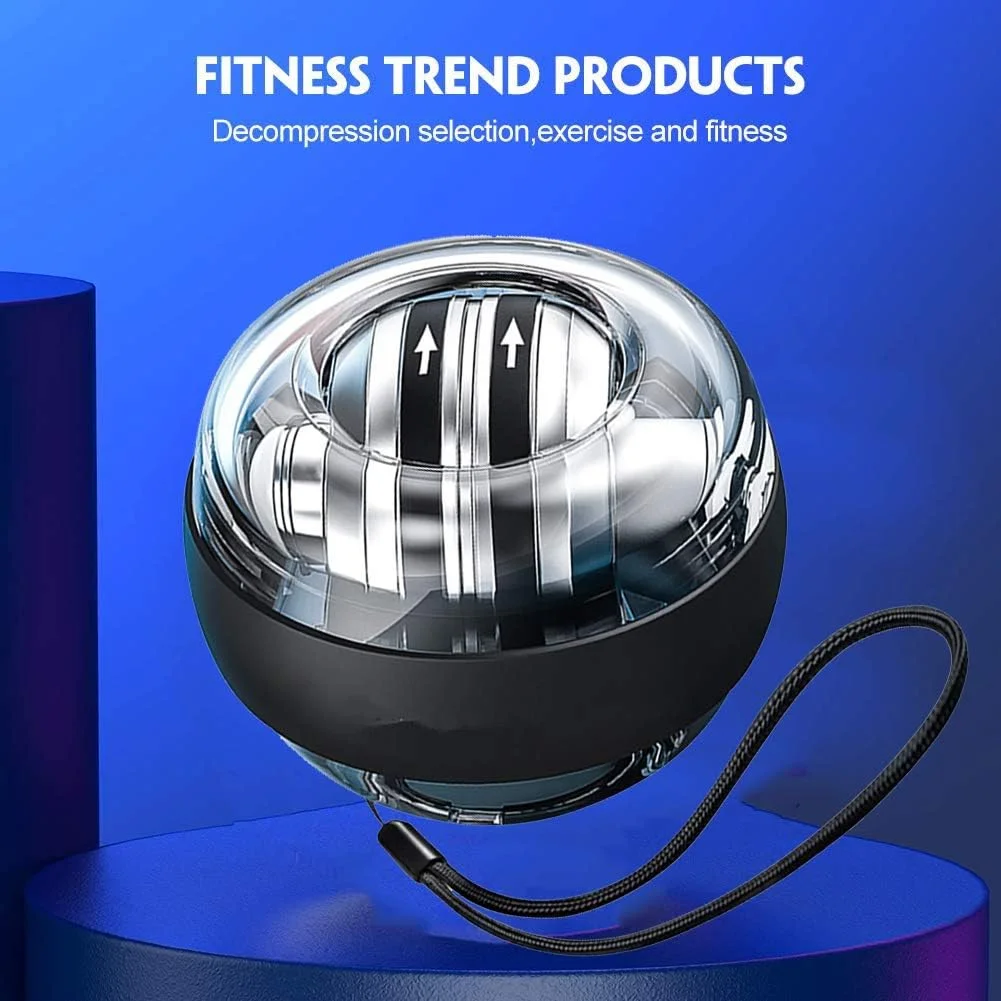 توپ تقویت مچ دست با قابلیت شروع خودکار، تقویت کننده عضلات مچ و ساعد با چراغ های ال ای دی