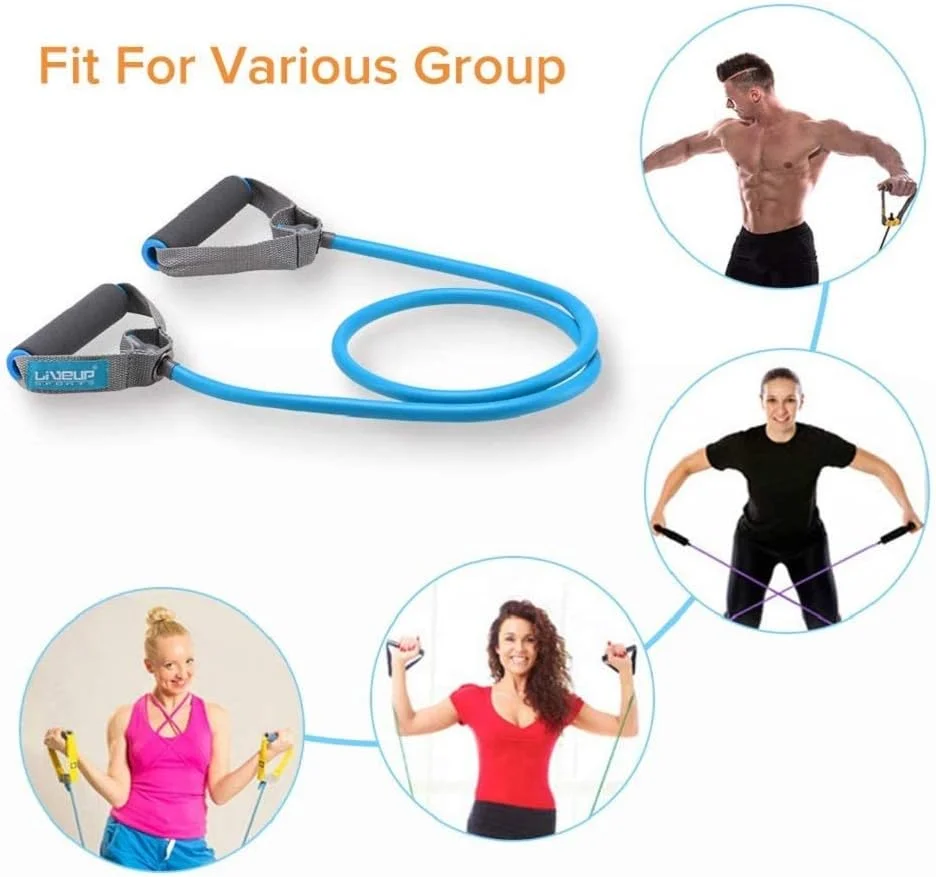 تیوب ورزشی تقویت عضلات لایو آپ اسپرتس مدل LS3201، سنگین، آبی تیوب ورزشی تقویت عضلات لایو آپ اسپرتس مدل LS3201، سنگین، آبی