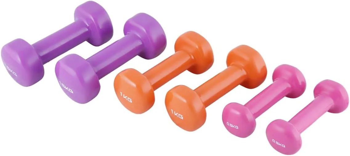 ست دمبل ورزشی لایو آپ اسپرتس LS2305-6KG، چند رنگ ست دمبل ورزشی لایو آپ اسپرتس LS2305-6KG، چند رنگ