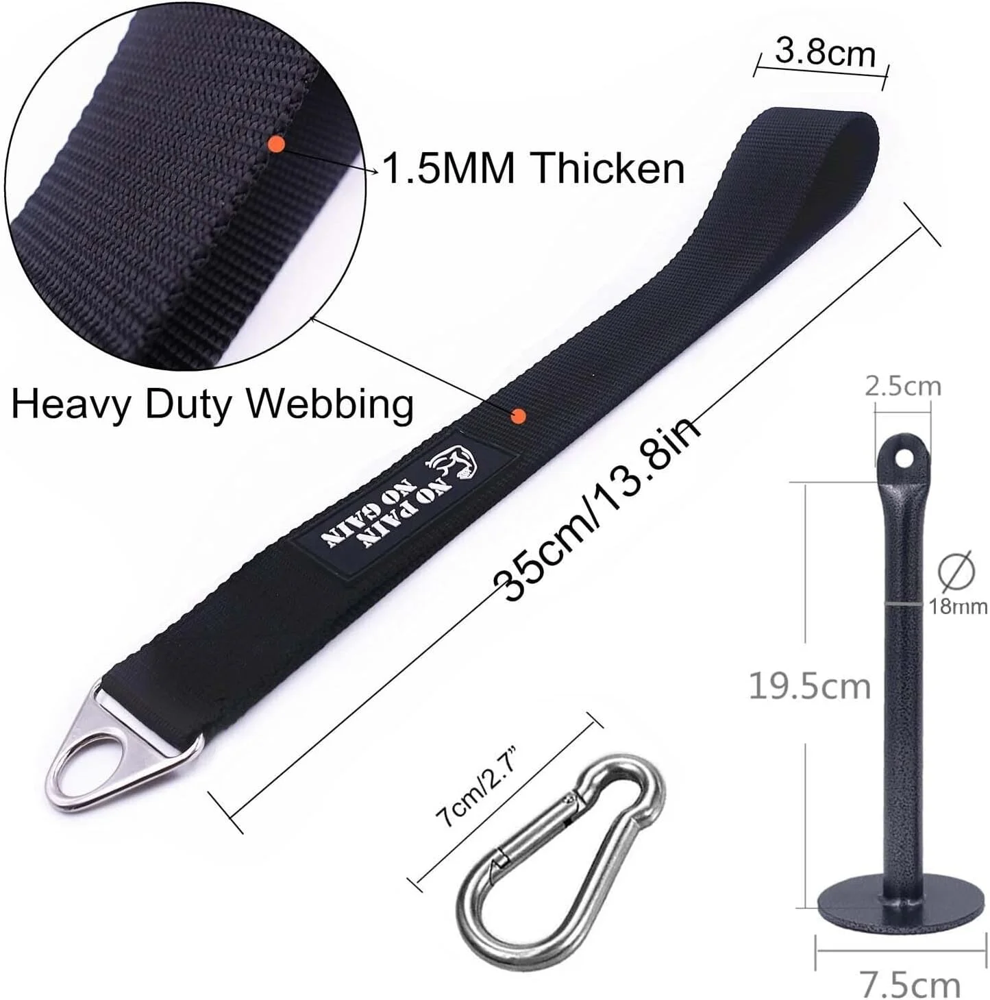 بند تمرین مچ اندازی، تقویت کننده مچ، انگشتان، ساعد و بازو برای دستگاه سیم کش و وزنه آزاد