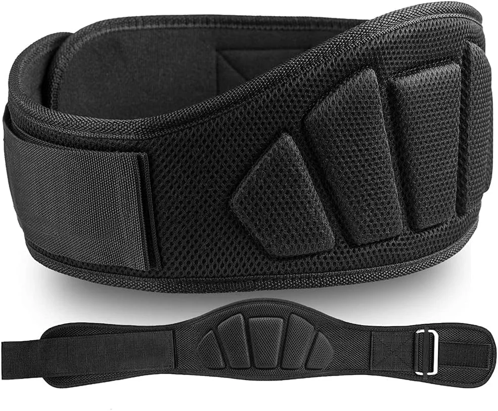 کمربند وزنه برداری برای آقایان و بانوان، 6 اینچ، پشتیبانی از کمر برای تمرینات بدنسازی و فیتنس، اسکات، لانگز (کوچک)
