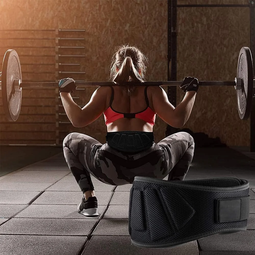کمربند وزنه برداری برای آقایان و بانوان، 6 اینچ، پشتیبانی از کمر برای تمرینات بدنسازی و فیتنس، اسکات، لانگز (کوچک)
