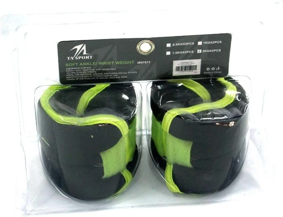 وزنه مچ پا نرم لیدر اسپرت مدل TA IR97811، دو عددی، 0.5 کیلوگرم وزنه مچ پا نرم لیدر اسپرت مدل TA IR97811، دو عددی، 0.5 کیلوگرم