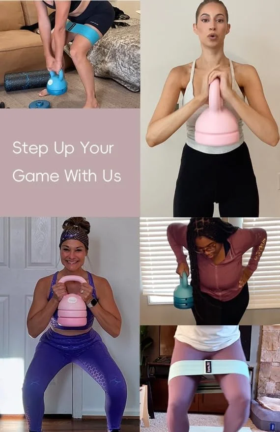 دمبل کِتِلبِل قابل تنظیم | 2.2 کیلوگرم - 5.4 کیلوگرم | مجموعه وزنههای کِتِلبِل برای باشگاه خانگی | تمرینات فول بادی، تمرین قدرتی، کاهش وزن | کش ورزشی باسن | مبتدیان و بانوان دمبل کِتِلبِل قابل تنظیم | 2.2 کیلوگرم - 5.4 کیلوگرم | مجموعه وزنههای کِتِلبِل برای باشگاه خانگی | تمرینات فول بادی، تمرین قدرتی، کاهش وزن | کش ورزشی باسن | مبتدیان و بانوان