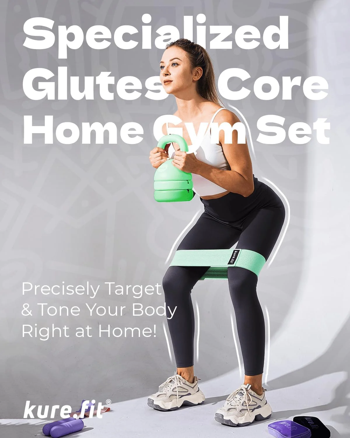 دمبل کِتِلبِل قابل تنظیم | 2.2 کیلوگرم - 5.4 کیلوگرم | مجموعه وزنههای کِتِلبِل برای باشگاه خانگی | تمرینات فول بادی، تمرین قدرتی، کاهش وزن | کش ورزشی باسن | مبتدیان و بانوان دمبل کِتِلبِل قابل تنظیم | 2.2 کیلوگرم - 5.4 کیلوگرم | مجموعه وزنههای کِتِلبِل برای باشگاه خانگی | تمرینات فول بادی، تمرین قدرتی، کاهش وزن | کش ورزشی باسن | مبتدیان و بانوان