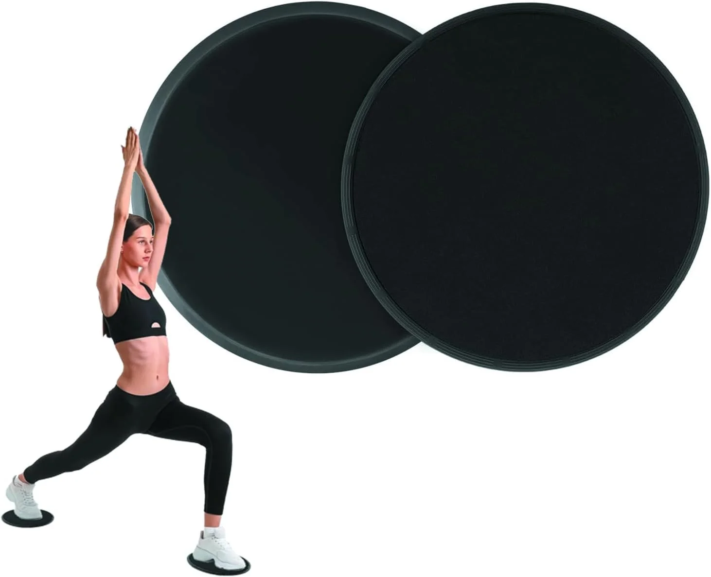 اسلایدرهای ورزشی خزنه کور، بسته 2 عددی، دیسک های لغزنده ورزشی برای تقویت عضلات مرکزی، هماهنگی و تمرینات شکم مناسب برای منزل و فضای باز