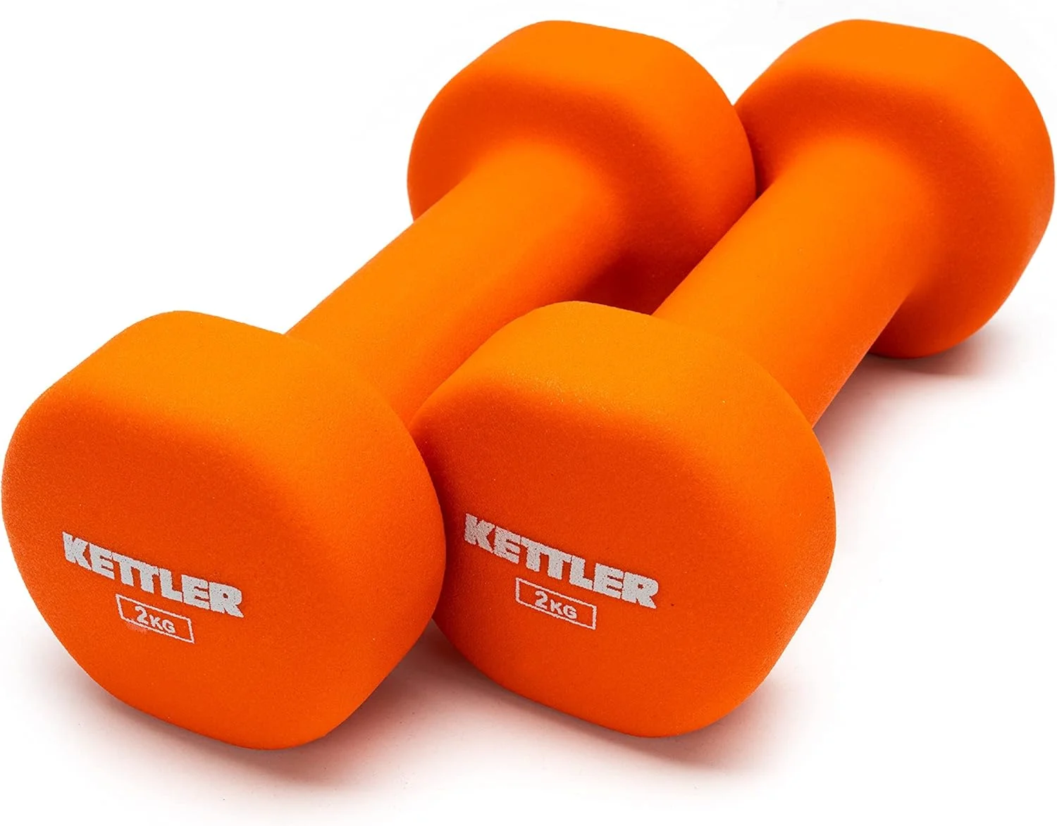 دمبل نئوپرن کتلر با روکش ضد لغزش، تولید شده با فناوری آلمانی، چند رنگ با دسته های نرم، ست دو عددی دمبل نئوپرن، ایده آل برای آقایان و بانوان