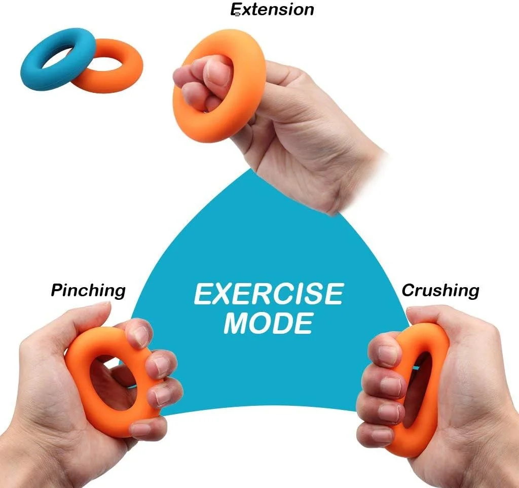 ست تقویت کننده انگشت و مچ دست KASTWAVE، بسته 4 عددی، مناسب برای تمرینات ورزشی، گیتار و صخره نوردی