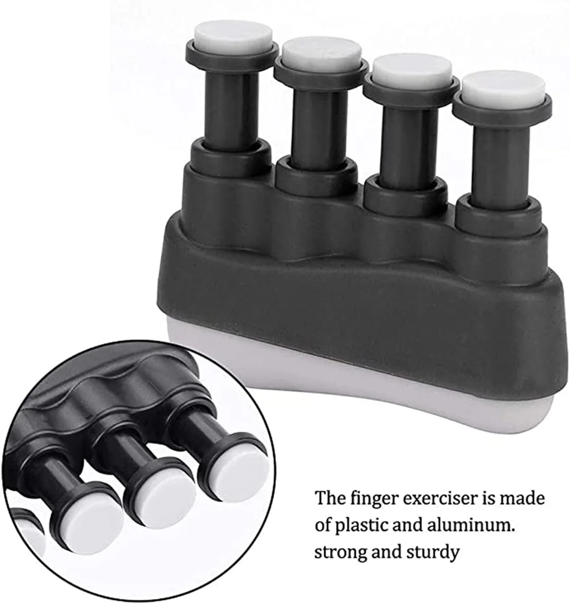 تقویت کننده انگشت گیتار KASTWAVE، تقویت کننده دست و انگشت برای نوازندگان یوکللی یا فیزیوتراپی با پد سیلیکونی