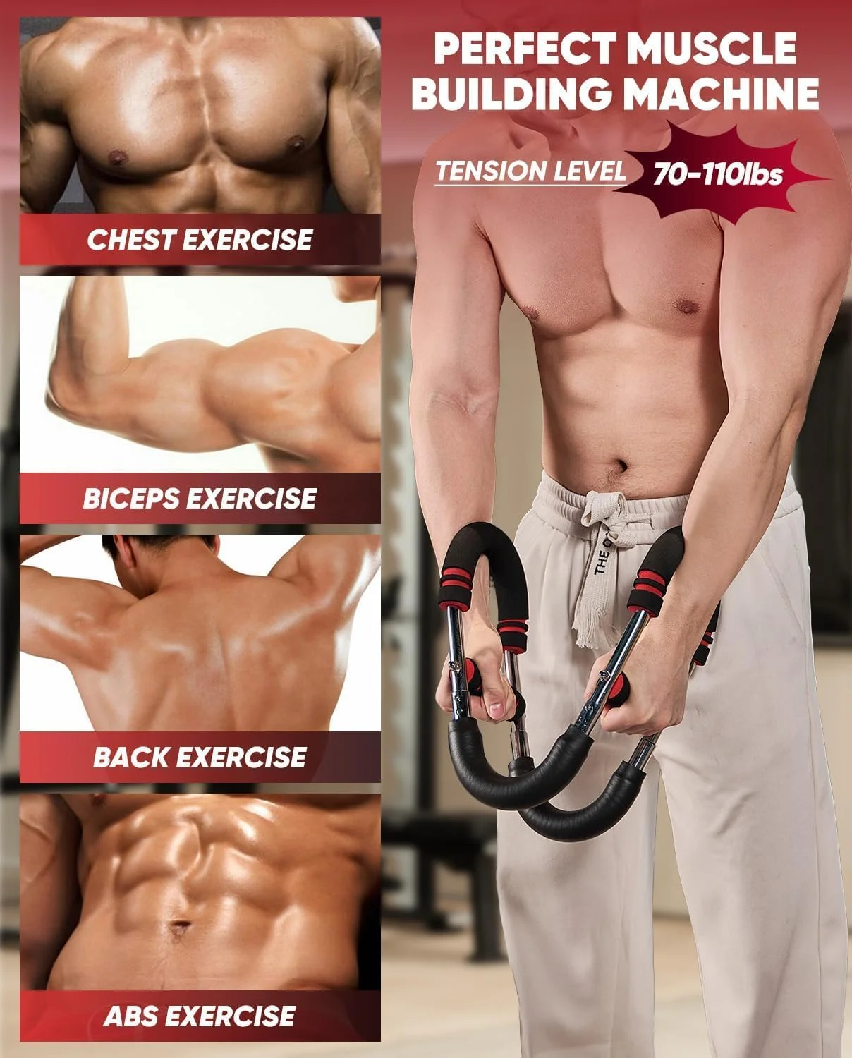 تقویت کننده بازو توئیستر، تقویت کننده بازوی پاور توئیست، تقویت کننده قابل تنظیم ساعد، تجهیزات تمرین بازو، تجهیزات تمرین سینه، مقاومت فنری قابل حمل برای تجهیزات تمرین خانگی