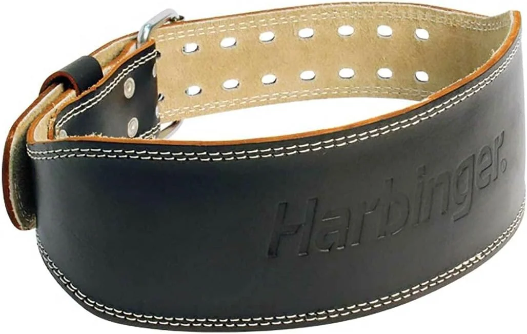 کمربند چرمی پد دار 4 اینچی هاربینگر سایز L - مشکی