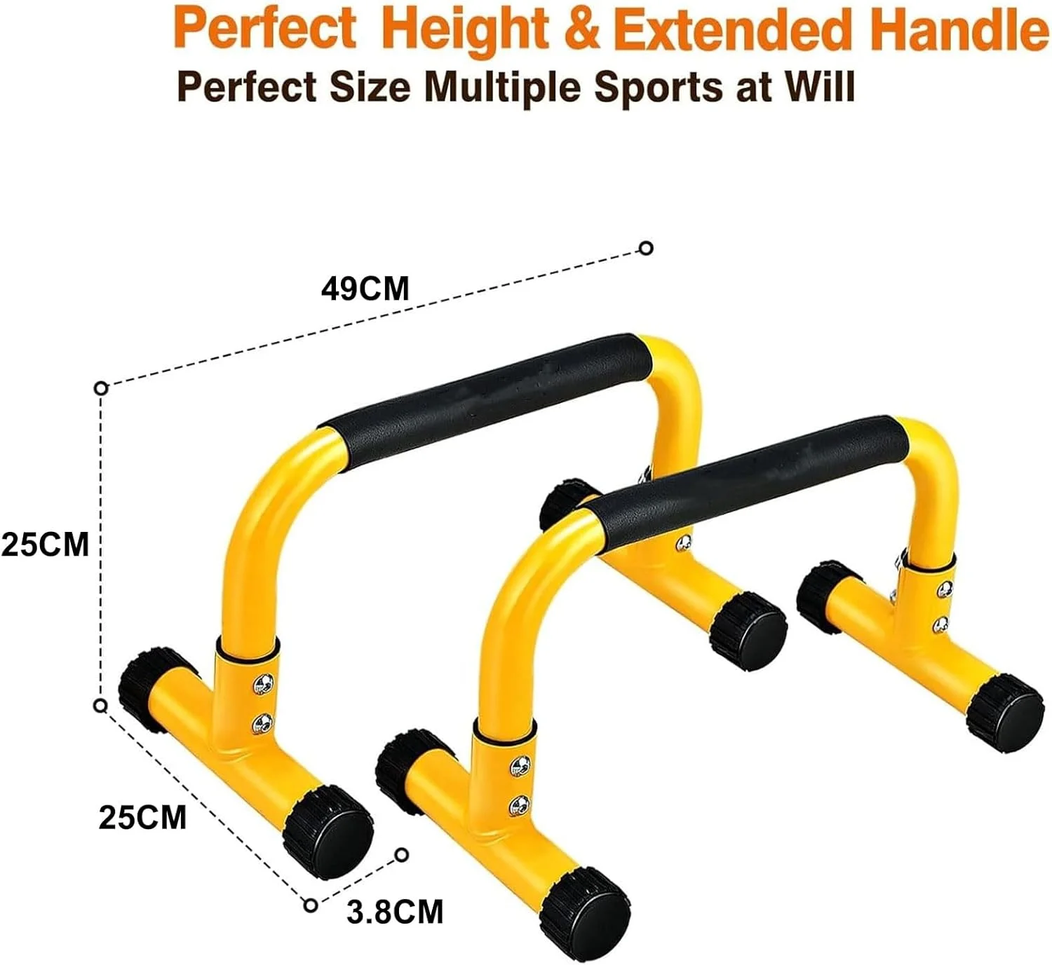 میله پارالل اچ‌کازمی برای خانه، میله های شنا برای تمرینات قدرتی، پلانچ کامل و دیپ، ال-سیت، کالیستنیک، دسته های پایه شنا برای تمرینات زمینی، تجهیزات کالیستنیکس