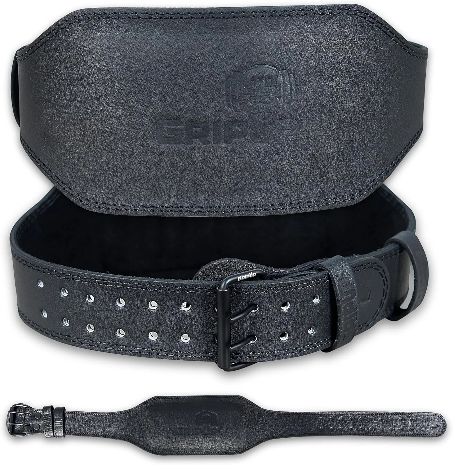 کمربند وزنه برداری برای تناسب اندام در باشگاه، چرم درجه یک، سگک قابل تنظیم 4 و 6 اینچی برای پشتیبانی از کمر با پد کمری، 10 سوراخ، ایده آل برای پاورلیفتینگ، بدنسازی و ددلیفت