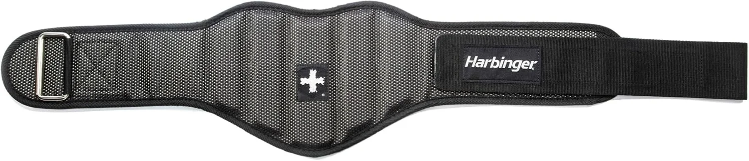 کمربند وزنه برداری هاربینگر مردانه مدل Firm Fit با انحنای 7.5 اینچی