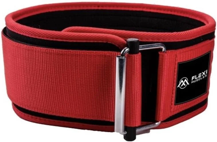 کمربند وزنه برداری با قفل سریع - پشتیبانی قابل تنظیم کمر با سگک فلزی - ایده آل برای پاورلیفتینگ، تمرینات متقاطع و وزنه برداری المپیک - کمربند بادوام باشگاه برای مردان و زنان