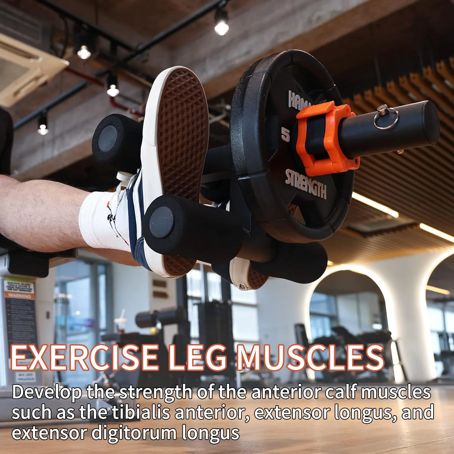 دستگاه تقویت ساق پا فیتارک، تقویت کننده عضلات تیبیالیس، دستگاه تمرین ساق پا و مچ پا، مناسب برای تقویت عضلات ساق/زیر زانو/مچ پا، مناسب برای صفحات وزنه المپیک 1 یا 2 اینچی