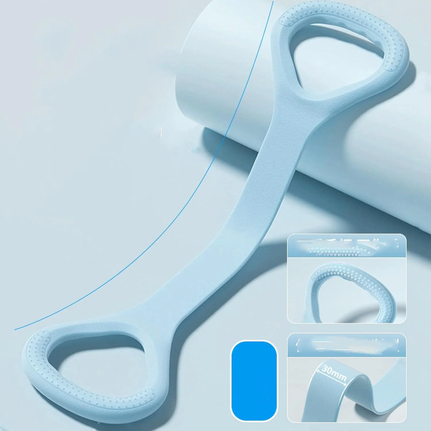 کش مقاومتی ورزشی، طناب های الاستیک تمرین بازو و پشت - تجهیزات ورزشی کششی سینه، بازو و شانه برای فیزیوتراپی، یوگا، پیلاتس و حرکات کششی