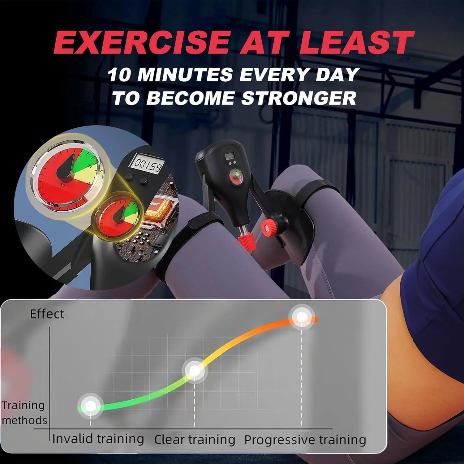 تقویت کننده ران با مقاومت قابل تنظیم 0-35 کیلوگرم، فرم دهنده ران با بندهای ثابت پا و دسته قابل تعویض، تمرین دهنده عضلات لگن و باسن، تجهیزات ورزشی تقویت کننده، تمرین پا و باسن