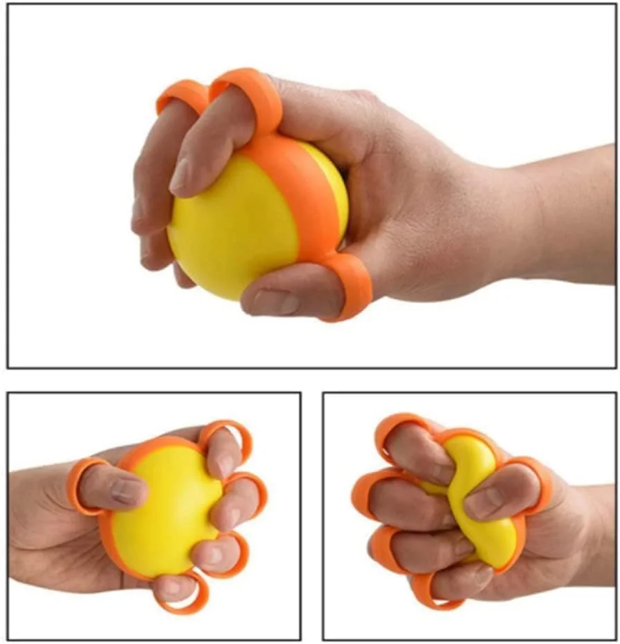 ابزار تمرین انگشت توپ ضد استرس، تقویت کننده مچ دست برای کودکان، توپ های فشاری برای تقویت دست و تمرین