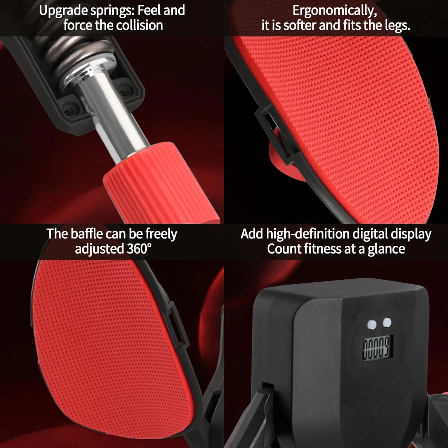 تقویت کننده عضلات ران، حداکثر کشش 80 پوند، مشکی، تجهیزات ورزشی، تمرین دهنده تقویت عضلات کف لگن، دستگاه تمرین تناسب اندام برای لگن، باسن، پا، کمر، هدیه برای مردان و زنان