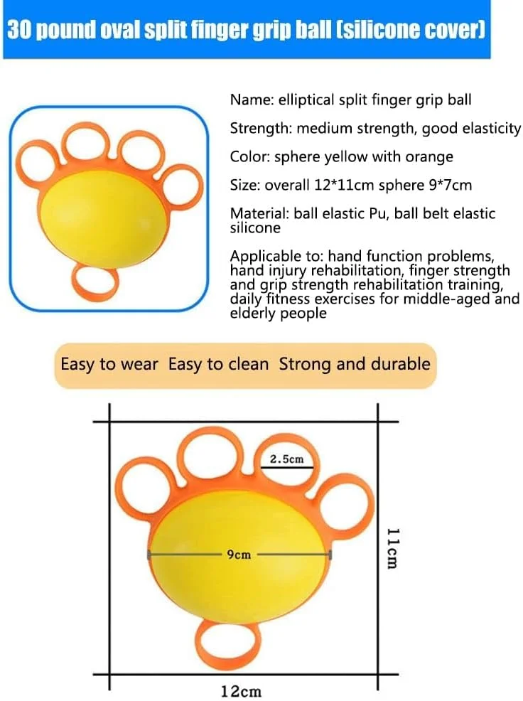 ابزار تمرین انگشت توپ ضد استرس، تقویت کننده مچ دست برای کودکان، توپ های فشاری برای تقویت دست و تمرین