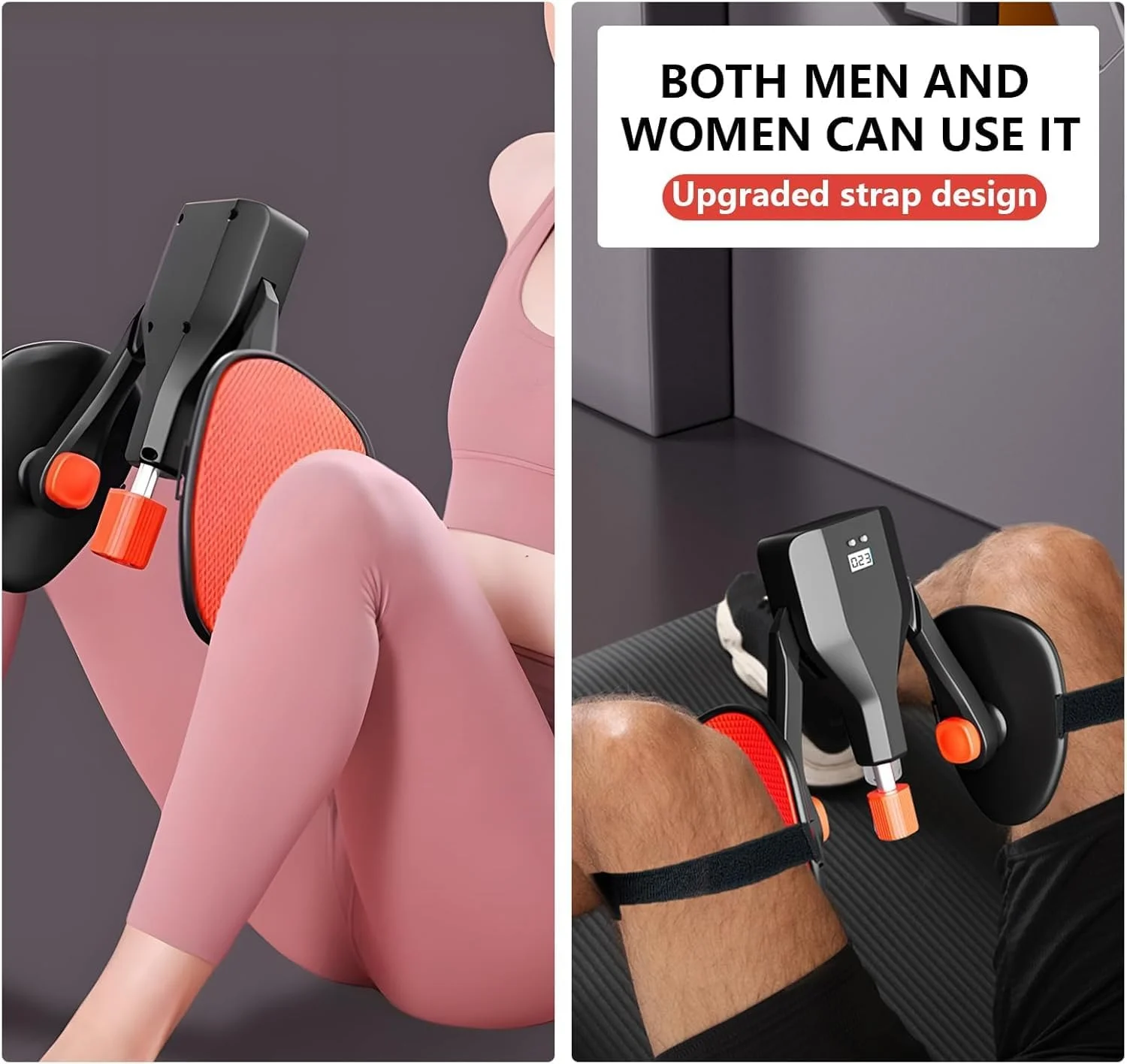 تقویت کننده عضلات ران و لگن، دستگاه تمرین کگل، تجهیزات ورزشی قابل تنظیم برای تقویت عضلات پا و ران داخلی، تجهیزات تمرین پا برای آقایان و بانوان